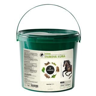 LEROS - Dubová kůra pro koně (sáček 1 kg)